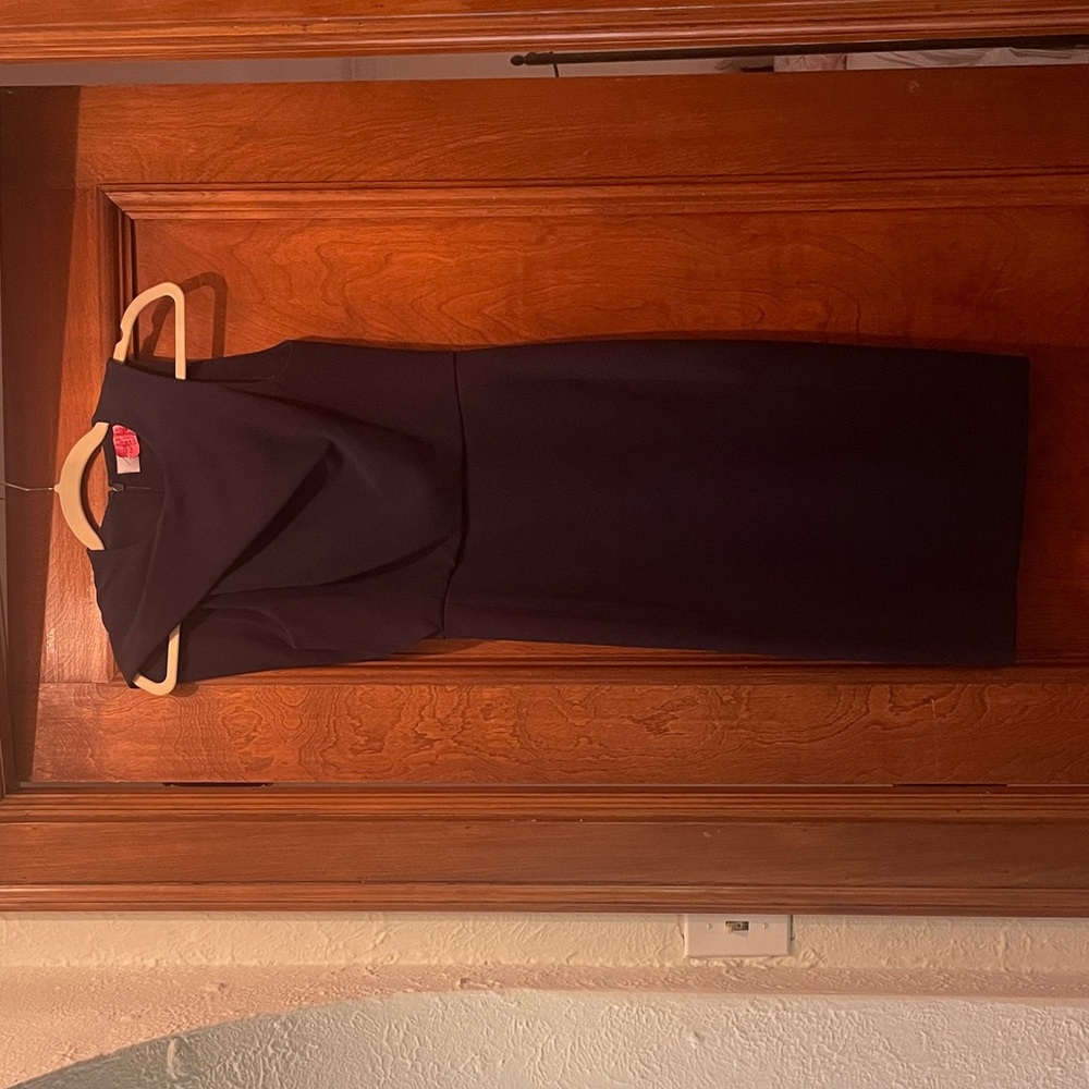 Byron Lars Strapless Deep Navy Dress
